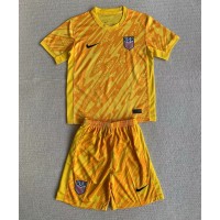 Camisa de time de futebol Estados Unidos Goleiro Replicas 1º Equipamento Infantil Copa America 2024 Manga Curta (+ Calças curtas)